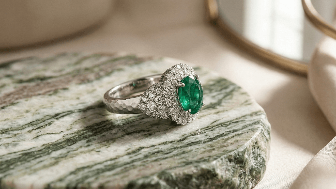 Joia exclusiva Pedra Brasileira